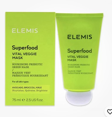ELEMIS SUPERFOOD VITAL VEGGIE MASK  NEW Full Size 2.5oz  EXPIRES 2030