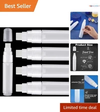 White Paint Pens Empty Refillable Markers for Art Craft 15mm Fine Point