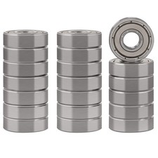 20 PCS 608ZZ Skateboard Bearings Double Metal Seal Deep Groove 8x22x7mm