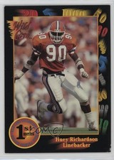 1991 Wild Card Draft Huey Richardson #123 Rookie RC 17vs. rookie card picture