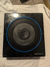 Rockville RW10CA 10 800 Watt Slim Low Profile Active Powered Car Subwoofer Sub
