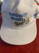 Bell South Mobility Racing Nokia #87 Joe Nemechek Hat Cap White Snapback Men
