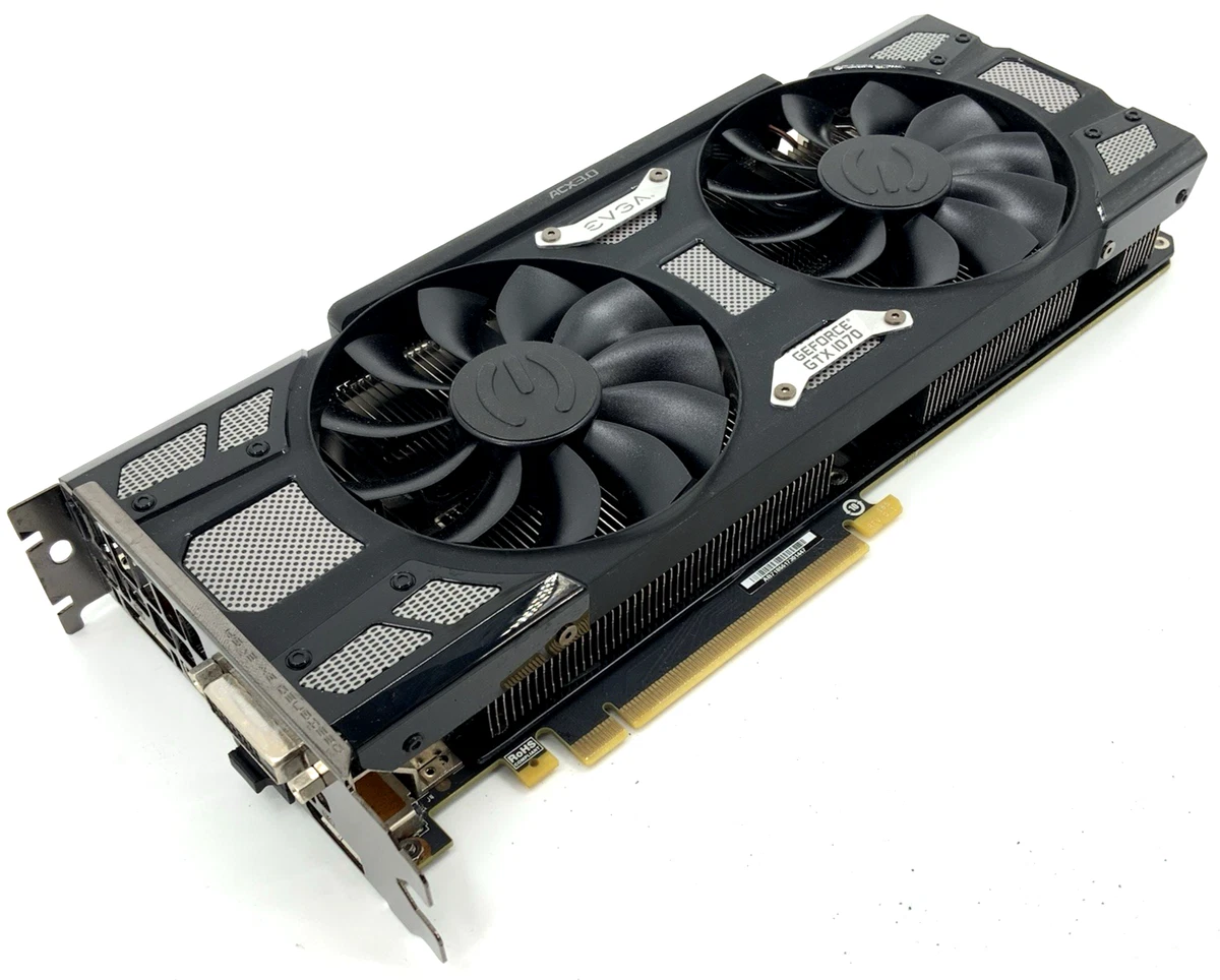 EVGA NVIDIA GeForce GTX 1070 8 GB Memory Computer Graphics Cards