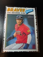 Topps 2026 Heritage Deckle Edge Ha-Seong Kim Atlanta Braves #125