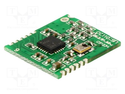 SPI Modul: RF 868MHz SMD 1,8÷3,6VDC 15x18mm -110dBm 10dBm