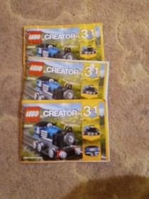 Lego Creator 3 In 1 Blue Express (31054) Lot Of 3