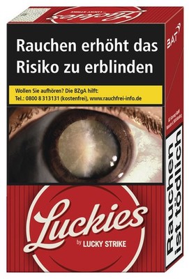 Lucky Strike Zigaretten Luckies Crafted 1871 Red Einzelpackung á 20 Stück, 