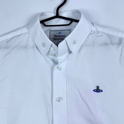 Vivienne Westwood Button Down Shirt White Mens Size 48 | eBay