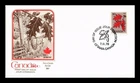 DR JIM STAMPS COVER RED OAK TREES OF CANADA FIRST DAY ISSUE FLEETWOOD