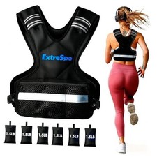Adjustable Weighted Vest for Women and Men, 4-10lb//20-32lb Weight Vest 11-20lb