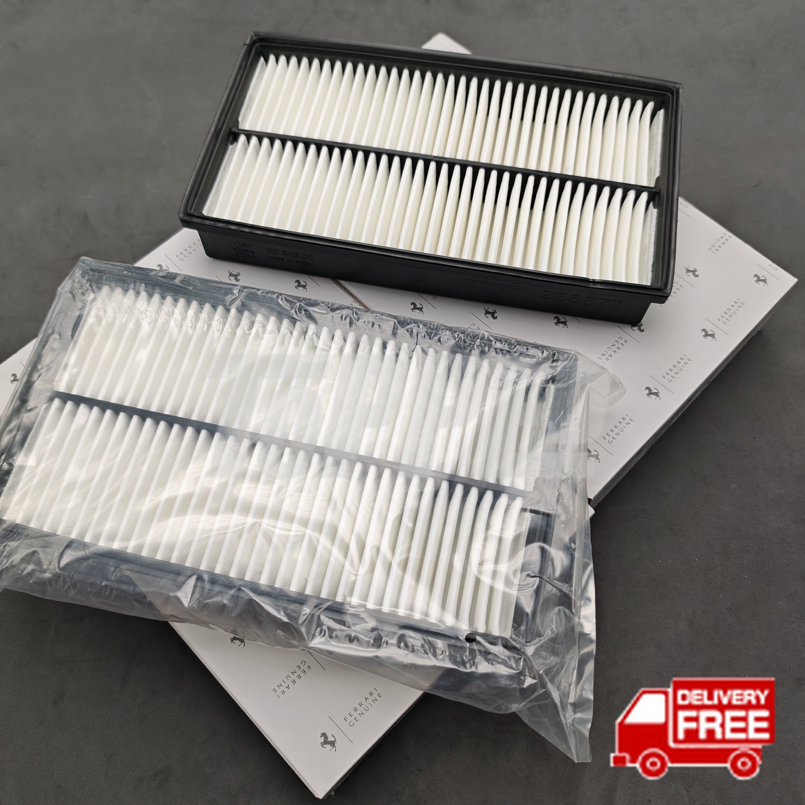 2pcs Engine Air Filters 235577 for Ferrari 812 GTS SUPERFAST F12 GTC4 California