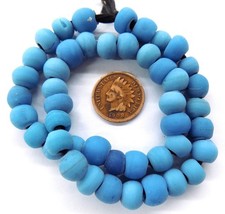 45 Southwest Blue Padre African Trade Beads   #1880   Bin 66