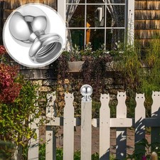 2 Pcs Indoor Railing Hand Ball Stainless Steel Handrail Hardware