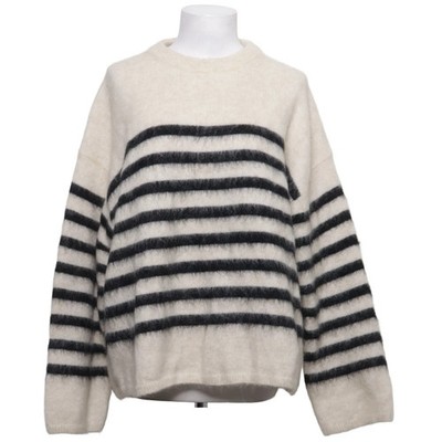 H&M Edition, Strickpullover, Größe: M, Beige/Schwarz #BHb