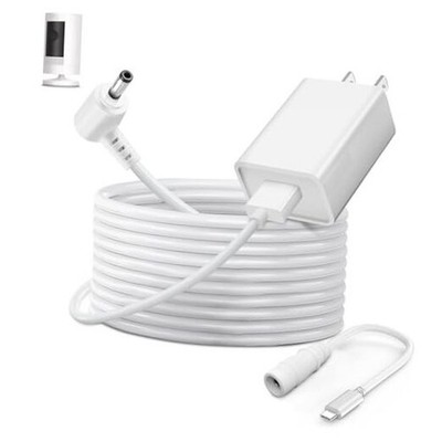 Power Adapter Charger Cord Compatible with Ring Stick Up Cam Battery/Plug-in
