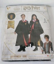 Harry Potter Robe, Official Hogwarts Wizarding World Robe Deluxe Kids 10-12 New