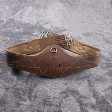 Voltaire Long Anatomic Girth 140-56 Chestnut Brown Leather Dressage D-Ring