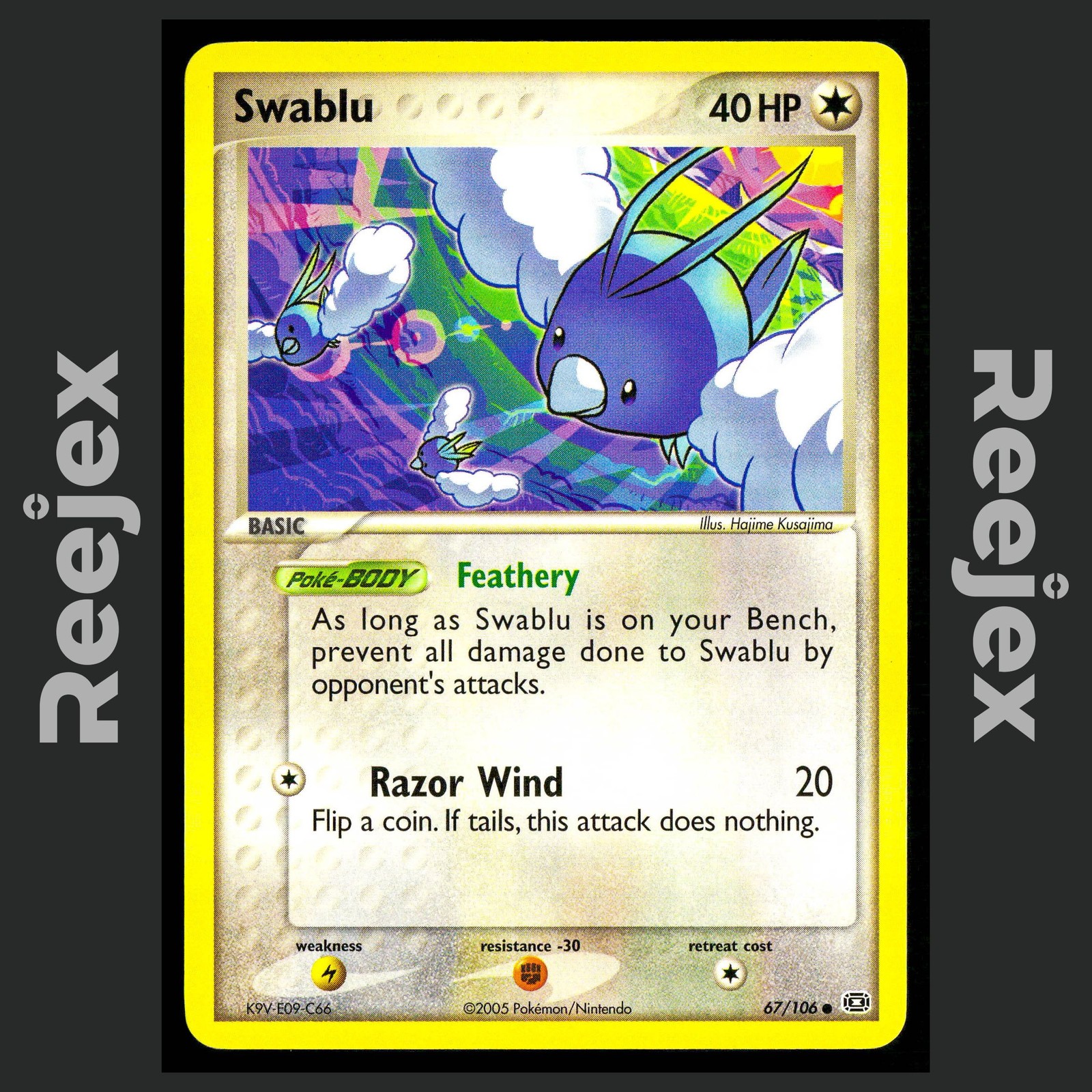 Swablu - 67/106 - Common - Emerald - Pokemon - NM/M