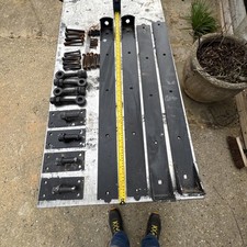 4 x Adjustable Gate Hinges Heavy Duty. Never been used thought five years ago