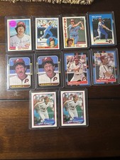 MIKE SCHMIDT 10Card Lot 1982-89 Vintage HOF MVP Mid-High Grade Phillies! 🔥🔥