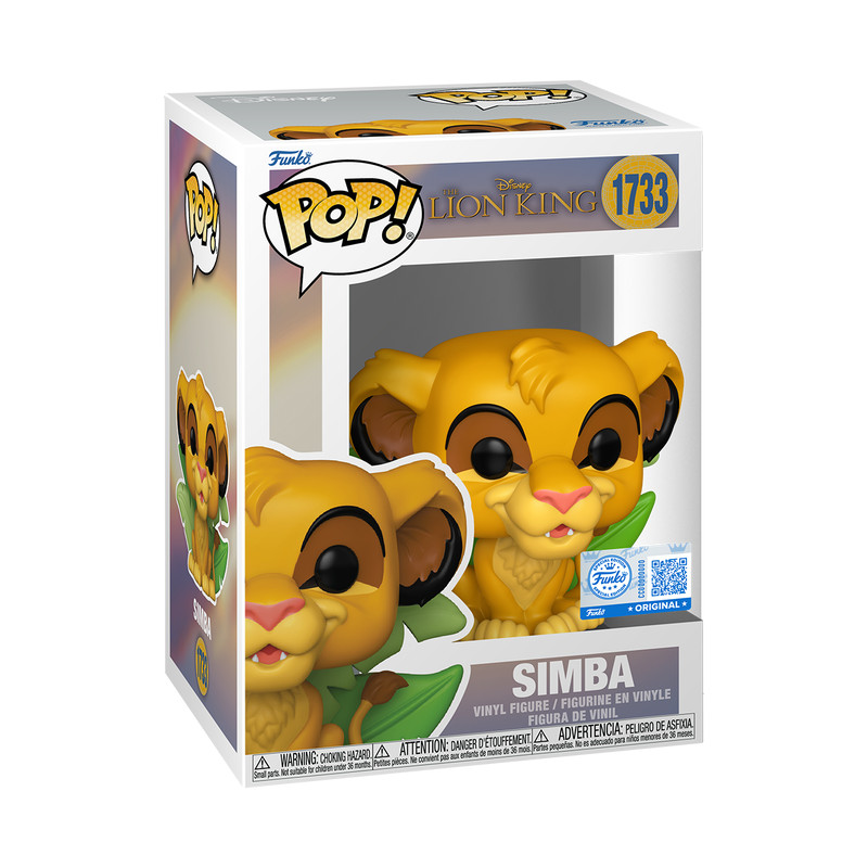 Funko Pop! Disney The Lion King Simba 1733 [Brand New] EXCLUSIVE
