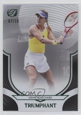 2025 Topps Triumphant Black Net Foil 7/10 Genie Bouchard #38 9et