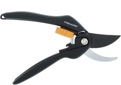 Fiskars Bypass-Gartenschere Antihaftbeschichtet Stahl-Klingen, 20 Cm P26 1000567