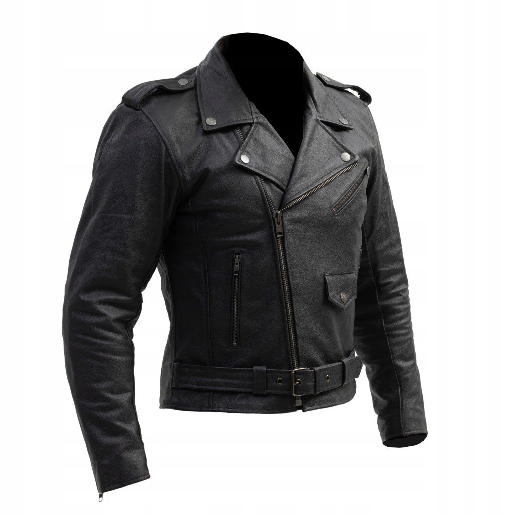 Giacca Moto Pelle Classica | Broger Rocker | Giacca Moto Uomo S-10XL foto 2