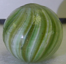 20295m Vintage German Handmade Onionskin Lutz Marble .78 Inches