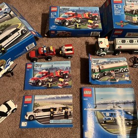 5 Classic LEGO CITY Sets With manuals complete ￼3180, 7942, 7732, 3222,7285