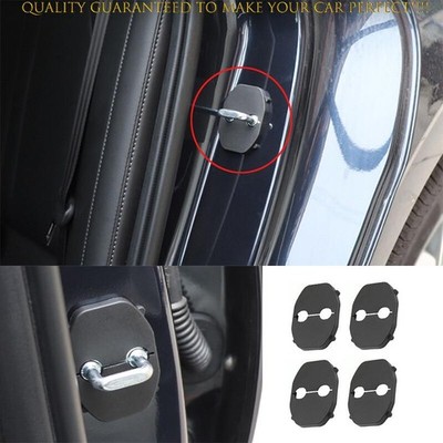 Black Matte Door Buckle Protection Cover Trim Fit For Hyundai Elantra 2017-2020