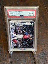 2020 TOPPS UPDATE #U9 KEN GRIFFEY JR. MARINERS HOF PSA 10