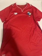 New Balance Panama FEPAFUT National Team Soccer Jersey Shirt Red Size US 8
