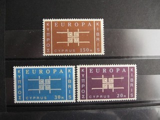 PA2 CEPT Europe Set Cyprus 1963 Pfrs/MNH/