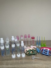 LOT Dr. Brown's Anti-Colic Narrow Baby Bottles 8-oz 4-oz 9-oz