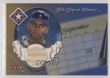 2002 Fleer Tradition Update This Day In History Game Used Alex Rodriguez 0aa