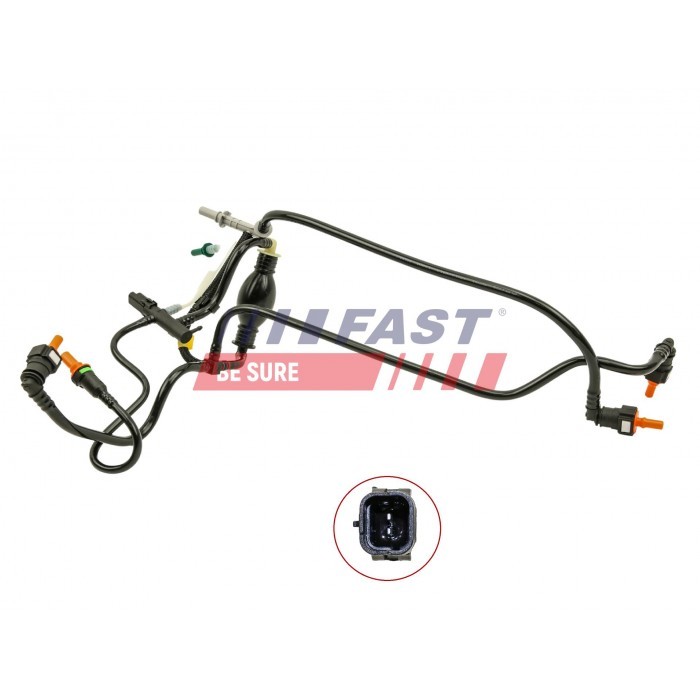 Tuyau de carburant pour Peugeot 206 et Citroën C2 en caoutchouc renforcé 8mm