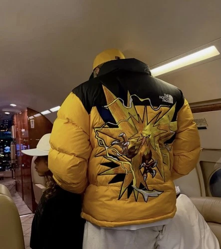 LISELAB X NORTHFACE X POKÉMON ZAPDOS JACKET (ON CHRIS BROWN) - SOLD OUT LARGE - product listing photo