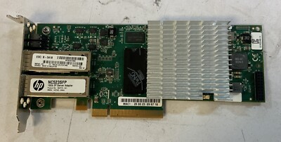 HP NC523SFP QLE3242-HP Dual Port 10Gb Ethernet 10GbE SFP+ PCI-E NIC Network-Q5F