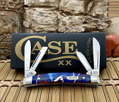 Case XX USA 2023 Patriotic Kirinite 11224 Stainless Small Congress Pocket Knife