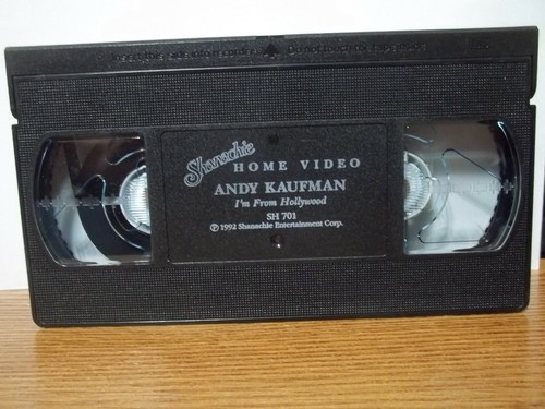 1992 Andy Kaufman I'm from Hollywood VHS big time Wrestling Shanachie 701 - Picture 3 of 3
