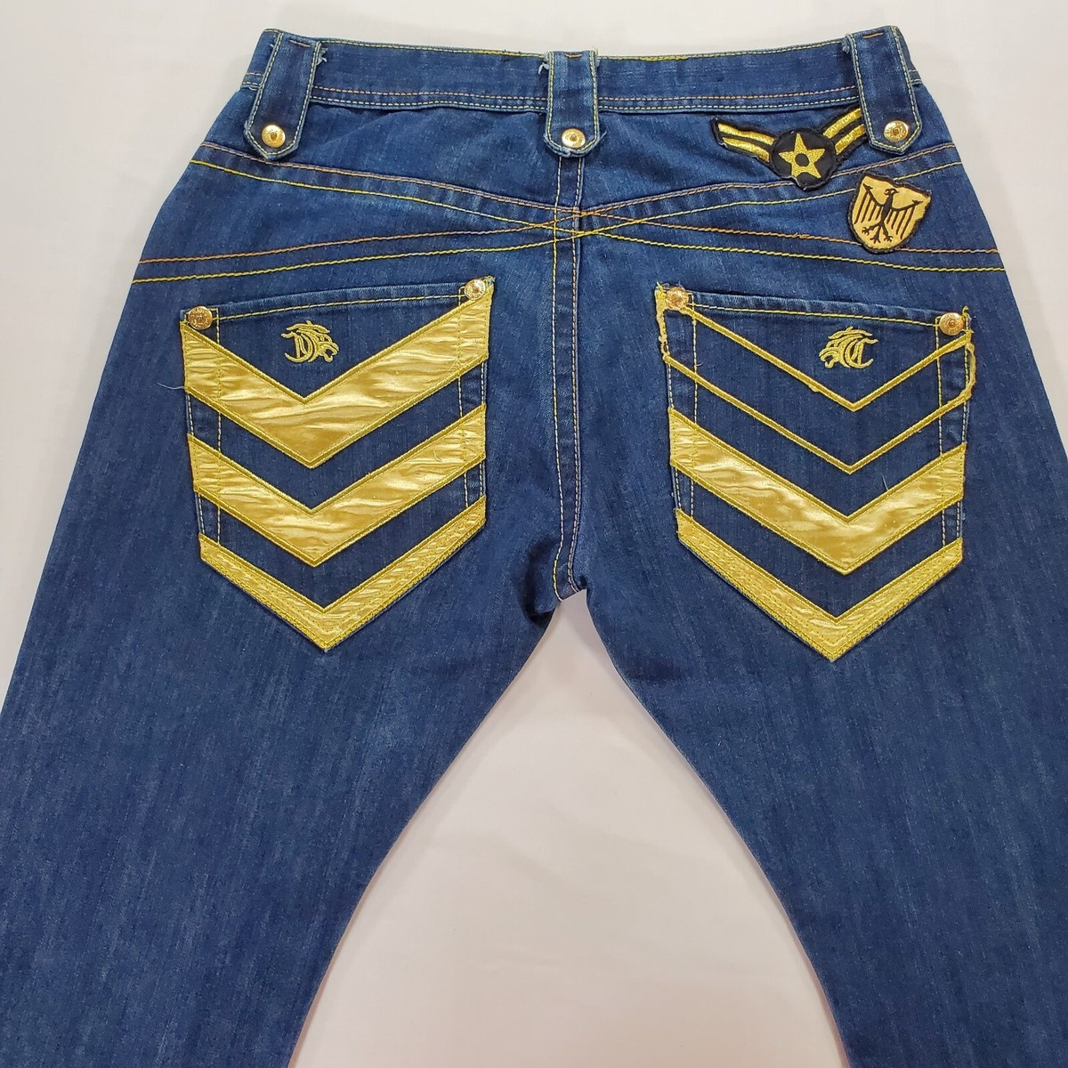 CLENCH JEANS デザインパンツ フェイクレザー　クランチジーンズ CLENCH JEANS デザインパンツ フェイクレザー クランチジーンズ