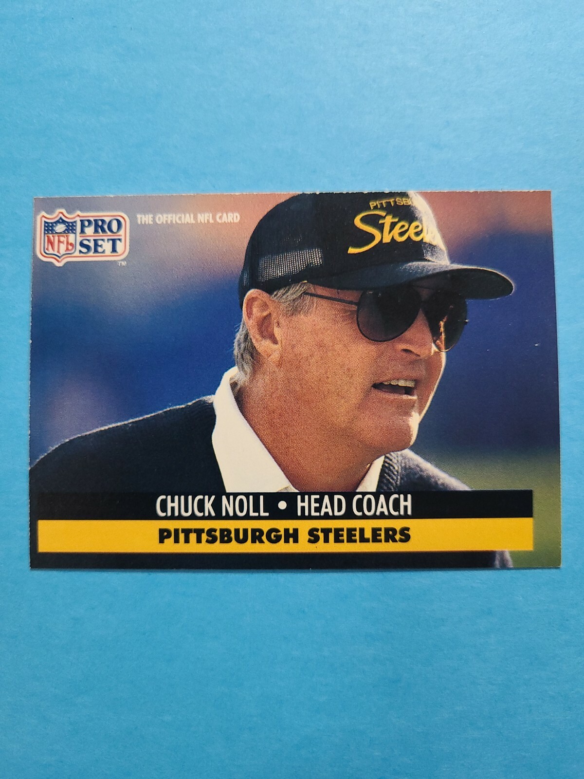 CHUCK NOLL 1991 PRO SET FOOTBALL CARD # 279 E9740