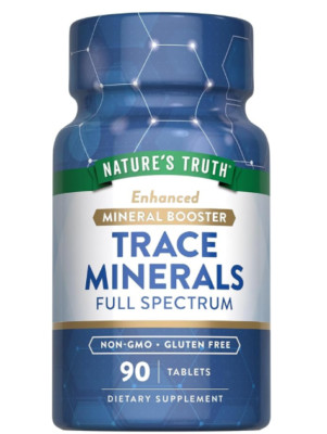 Nature's Truth Trace Minerals Supplement 90 Tab EXP 10/2027