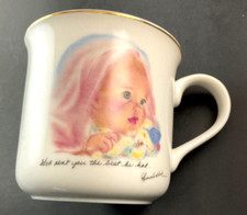 Vintage Baby's First Gift Ceramic Cup from Roman Inc. by Frances Hook 1984