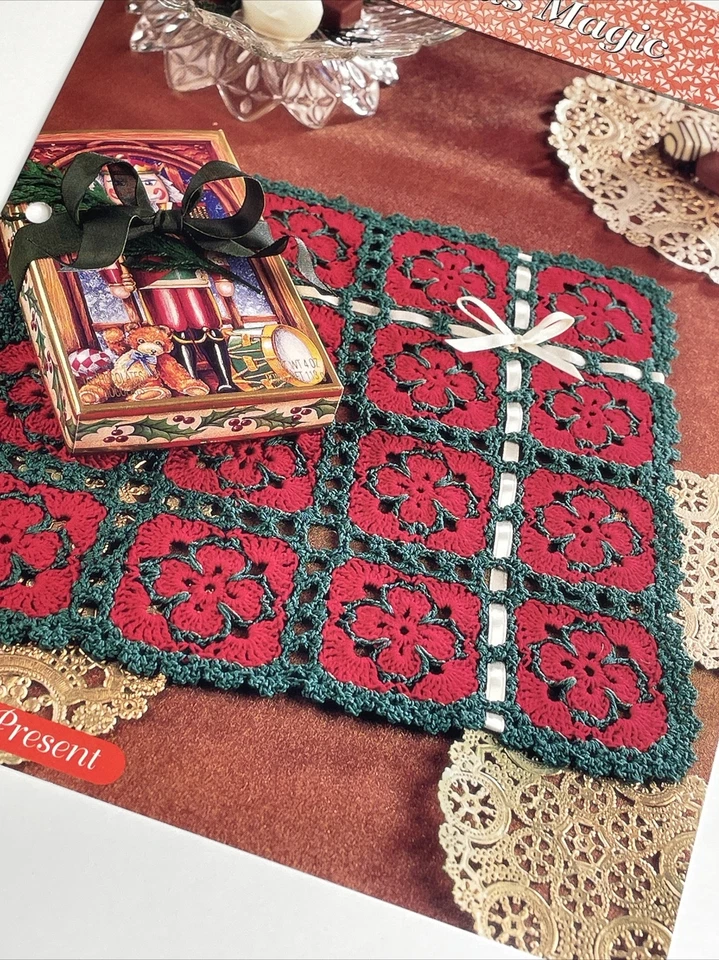 Christmas Present Crochet Doily Pattern House of White Birches - Image 2 of 4