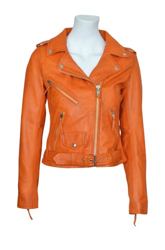 Brando Ladies Orange Biker Style 
