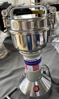 Moongiantgo Electric Grain Mill Grinder 300g Commercial Spice Grinder 1500W SS