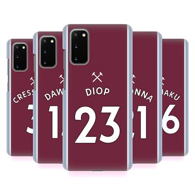 OFFICIAL WEST HAM UNITED FC 2021/22 PLAYERS HOME KIT CASE FOR SAMSUNG PHONES 1