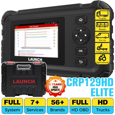 Launch CRP129 HD 24V Diesel Heavy Duty Truck LKW Diagnosegerät ALL Steuergerät